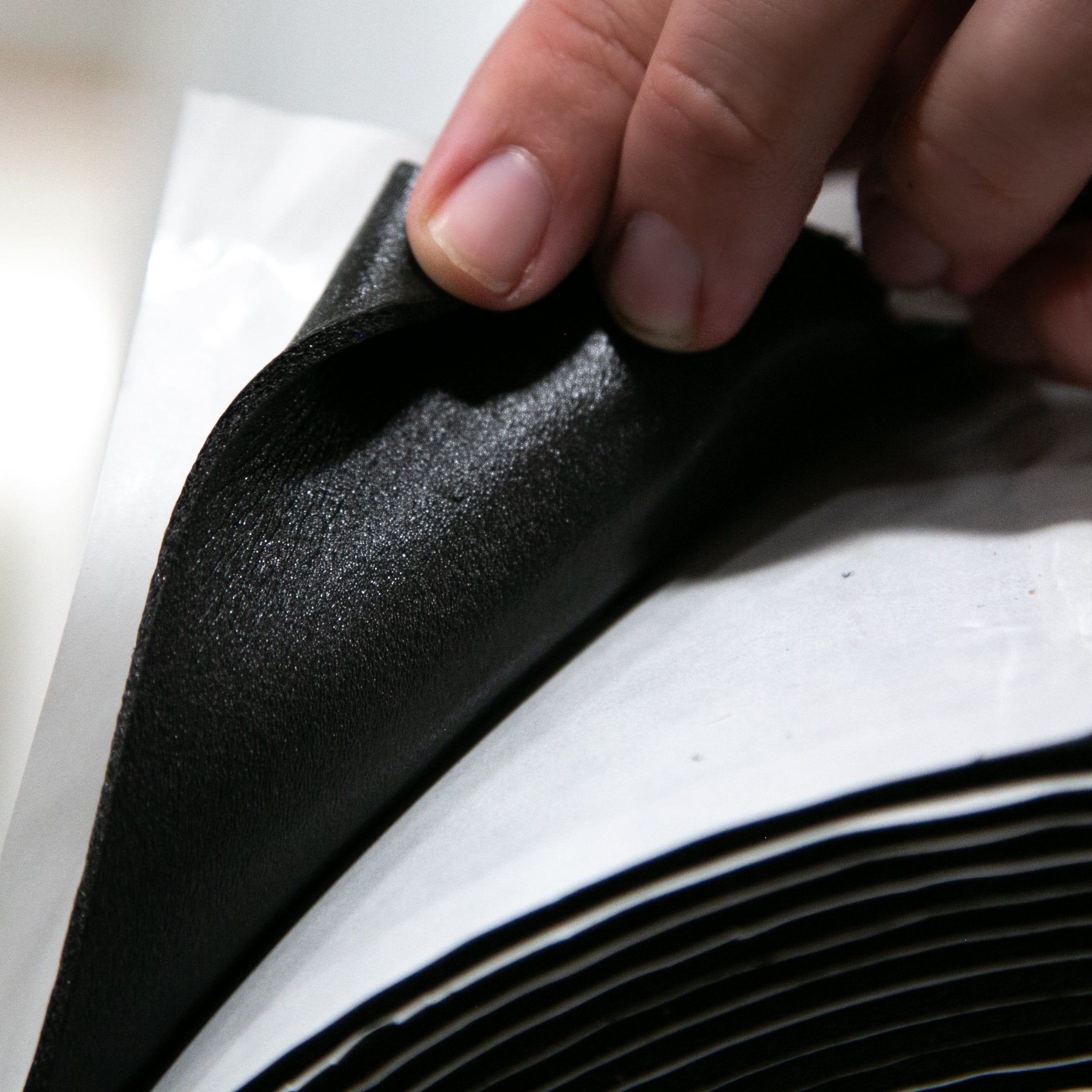 Single Sided Black Foam 1/16" Thick