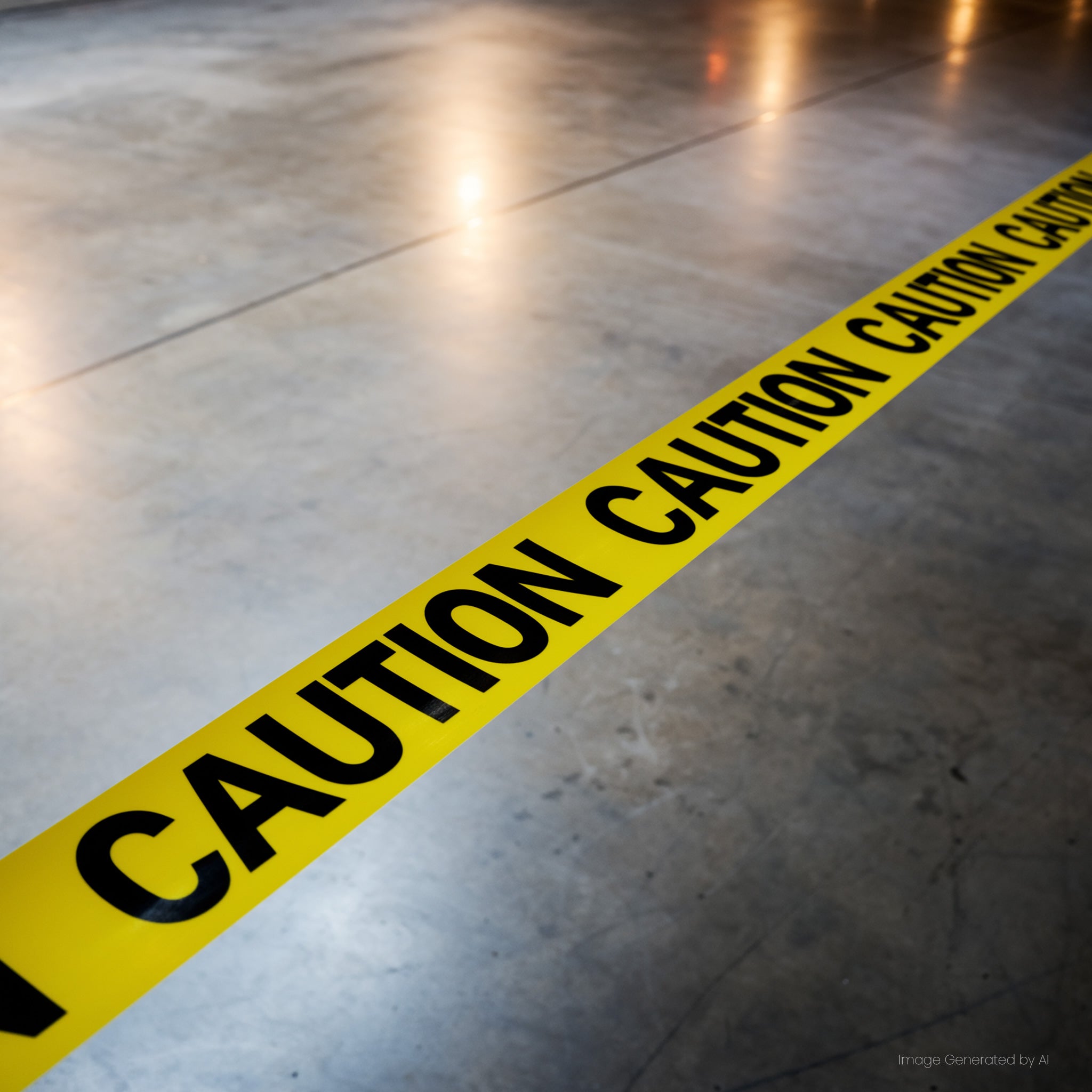 Facility Marking - CAUTION-CAUTION-CAUTION Tape - 3"X200'