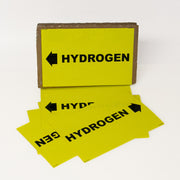 PIPE MARKING LABEL -  HYDROGEN -25 PCS