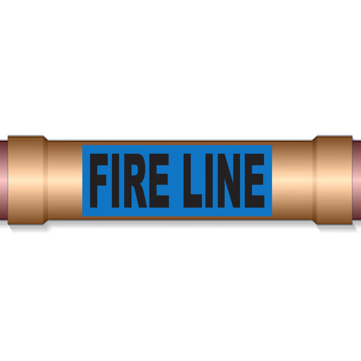 Underground Pipe Marking Tape FIRE LINE – 3″ Wide x 1,000 Roll