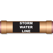 Underground Pipe Marking Tape STORM WATER LINE – 6″ Wide x 1,000 Roll