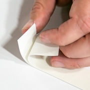 Single Sided White Foam 1/8" Thick