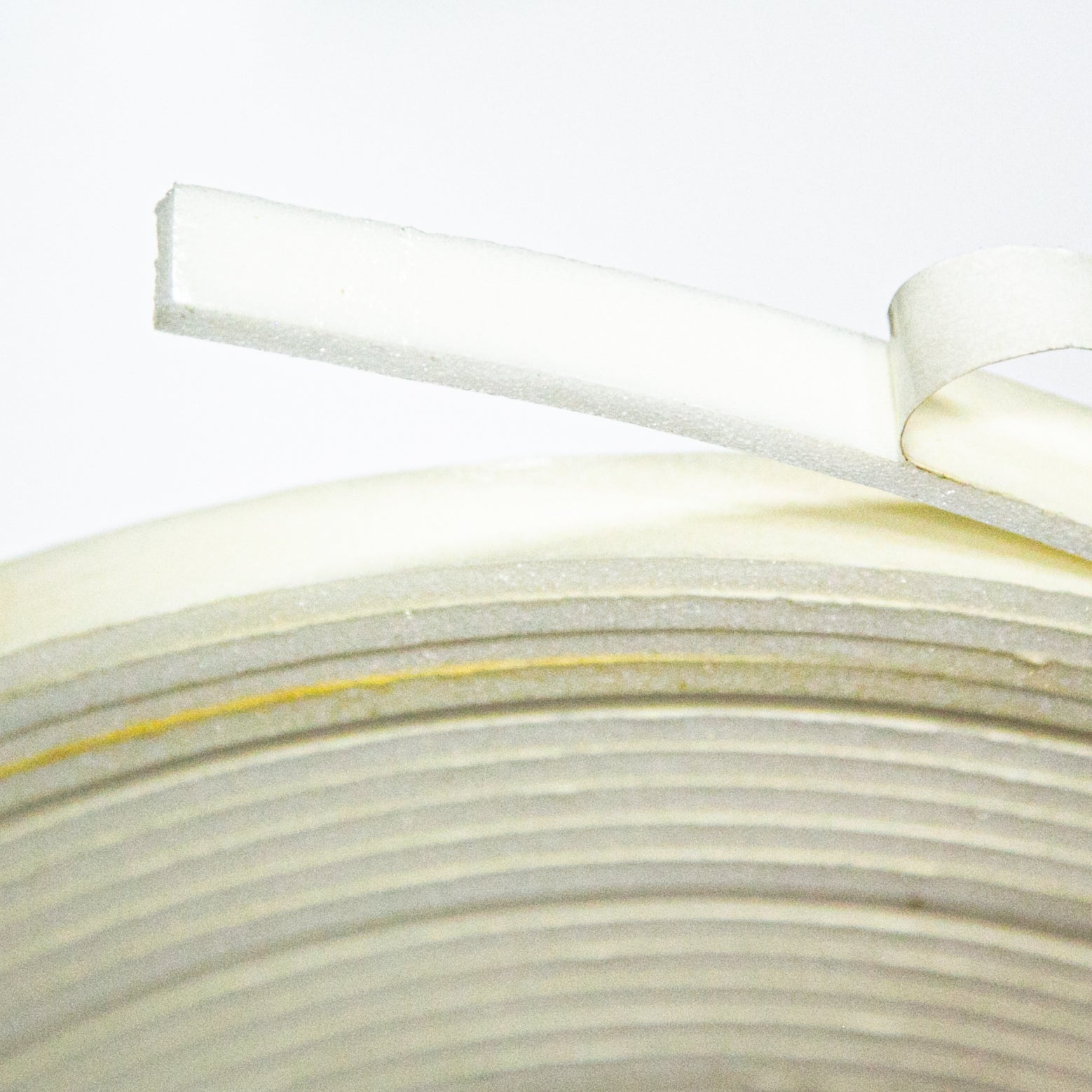 Single Sided White Foam 1/8" Thick