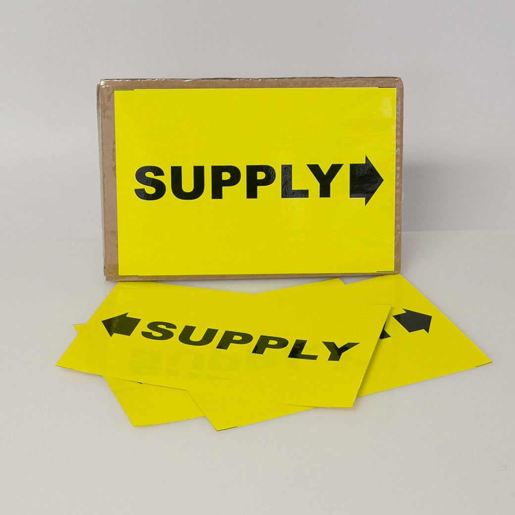 PIPE MARKING LABEL -  SUPPLY -25 PCS