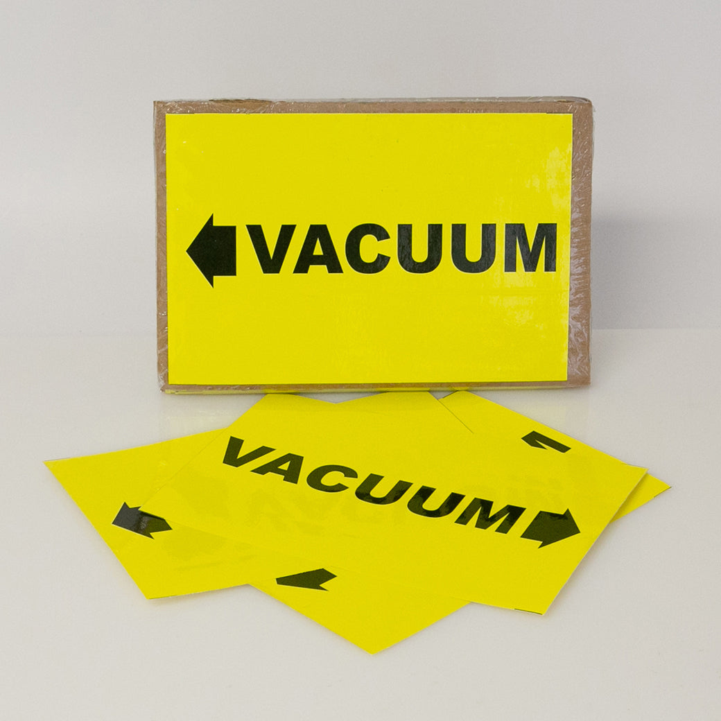 PIPE MARKING LABEL -  VACUUM -25 PCS