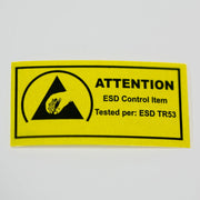 Attention Tested ESD Label 1000/Roll - NADCO Tapes & Labels, Inc.