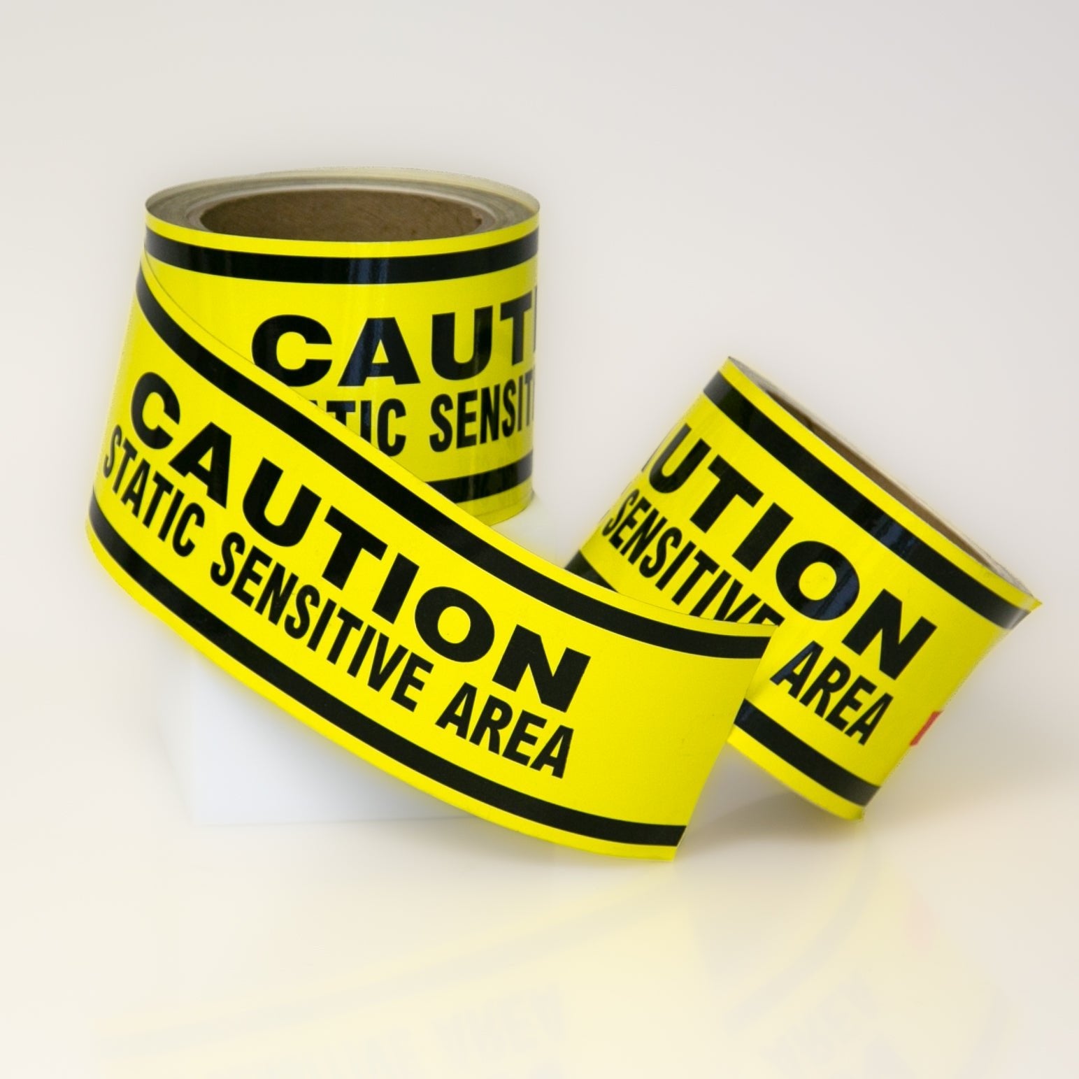 Caution Static Sensitive Area Tape 3" x 50' - NADCO Tapes & Labels, Inc.