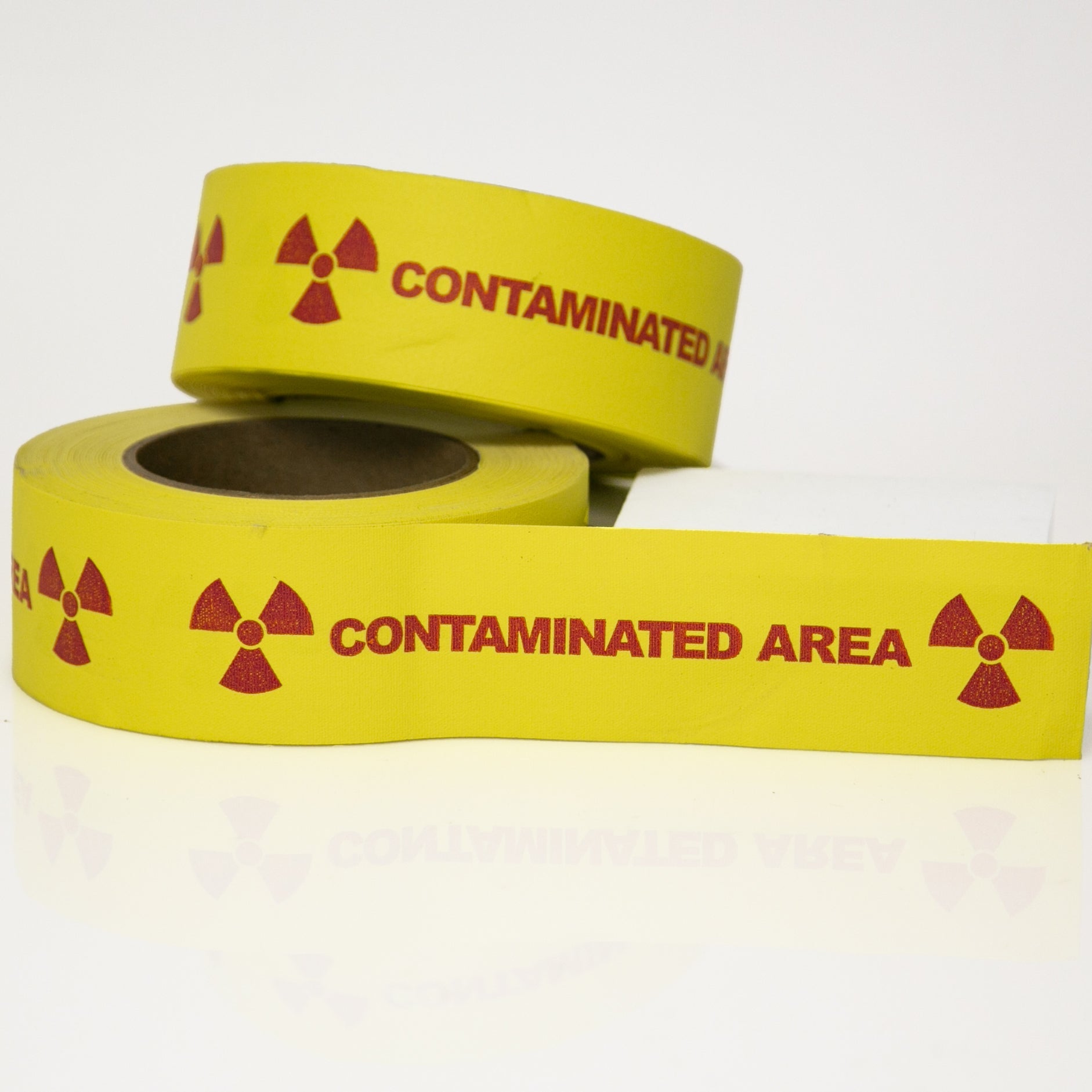 Contaminated Area with Rad Symbol 2" x 36 yards - NADCO Tapes & Labels, Inc.