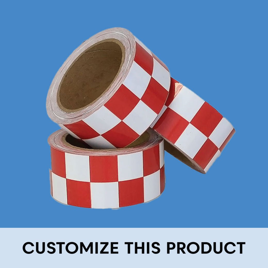 CUSTOM CHECKERBOARD VINYL TAPE (3" Core) - NADCO Tapes & Labels, Inc.