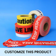 CUSTOM PRINT (DOUBLE SIDED) BARRICADE TAPE - NADCO Tapes & Labels, Inc.
