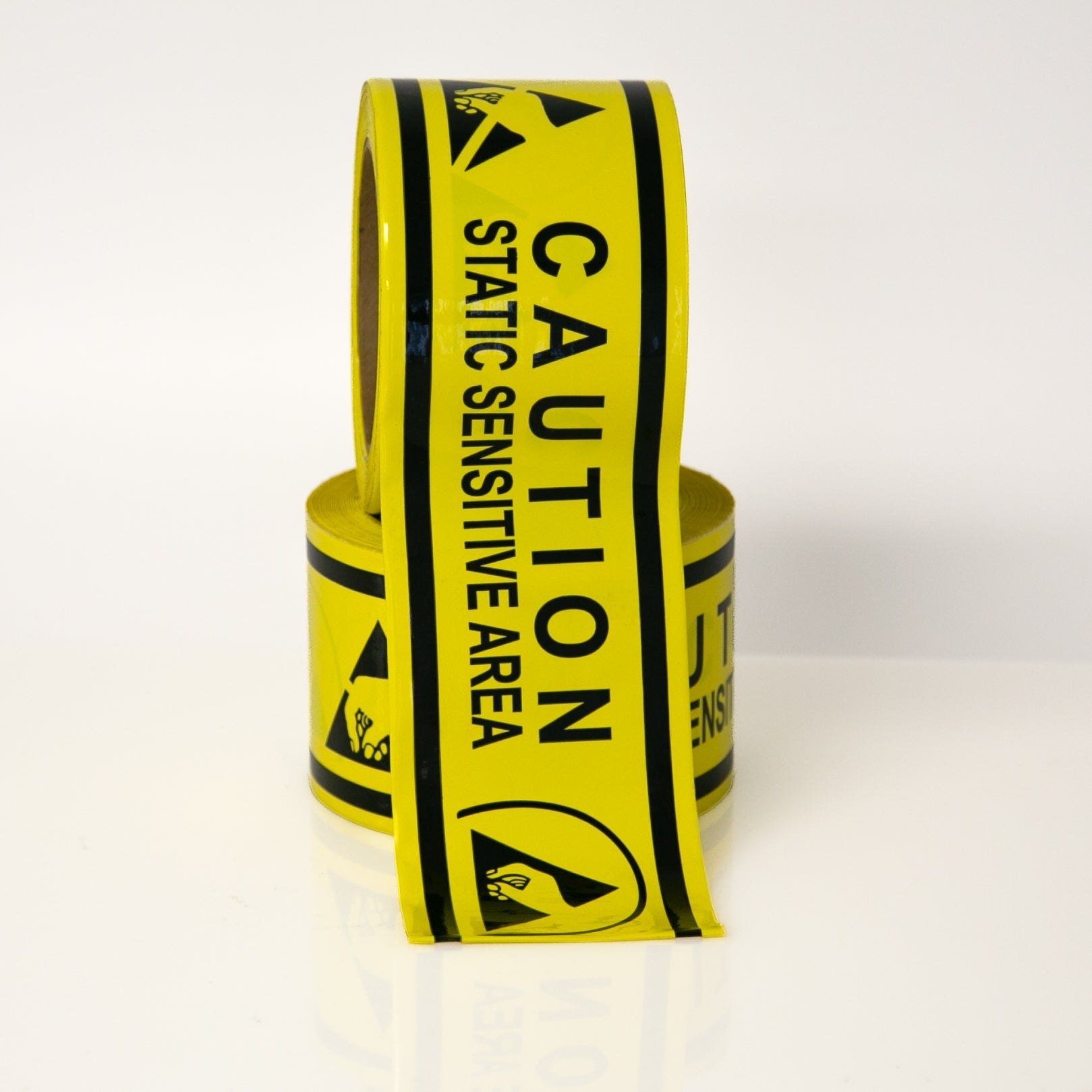 Facility Marking - ESD - CAUTION STATIC SENSITIVE AREA TAPE 3" WIDE - NADCO Tapes & Labels, Inc.