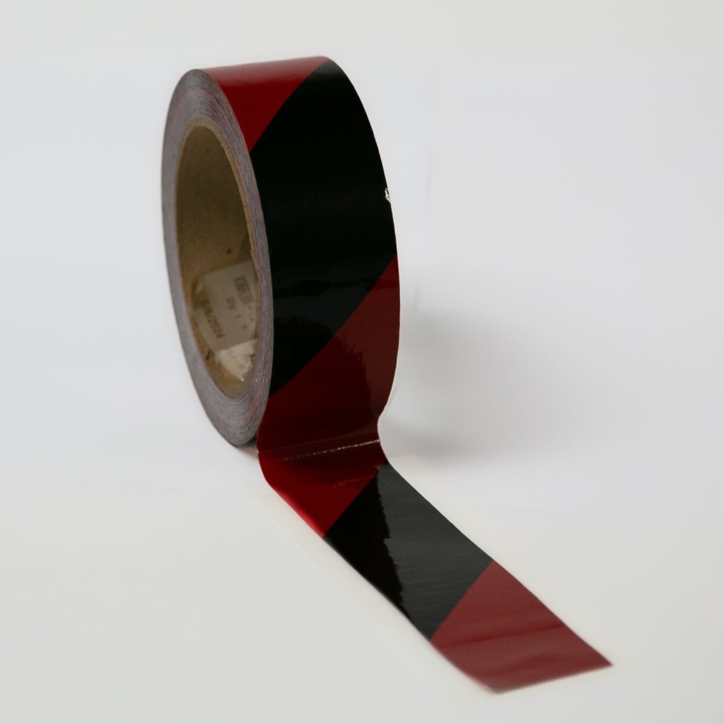 Hazard Stripe Various Colors (Minimum Order 10 Rolls Each) 2" & 3" x 36 yard Rolls - NADCO Tapes & Labels, Inc.