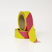 Hazard Stripe Yellow & Magenta 1 1/2" x 36 yards - NADCO Tapes & Labels, Inc.