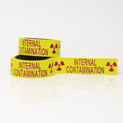 Internal Contamination with Rad Symbol 1 1/2" x 20 yards - NADCO Tapes & Labels, Inc.