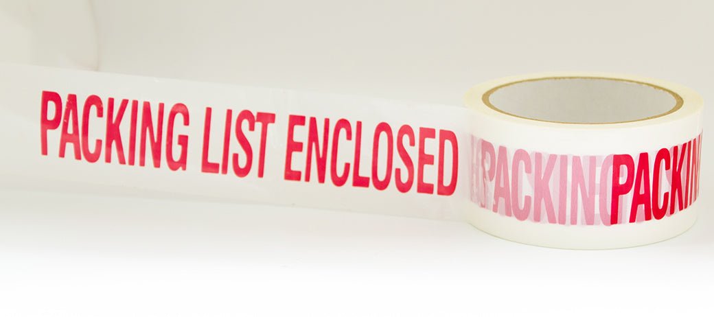 Packing List Enclosed Tape (Minimum Order Quantity: 12) - NADCO Tapes & Labels, Inc.