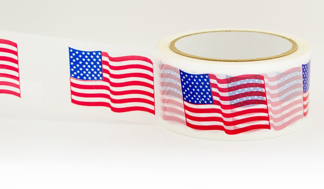 USA Flag Tape (Minimum Order Quantity: 12) - NADCO Tapes & Labels, Inc.